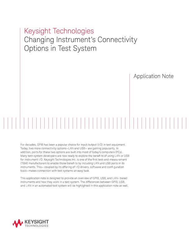 Changing Instrument's Connectivity Options in Test System
