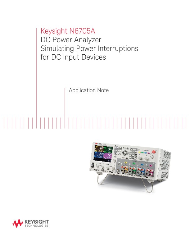 Simulating Power Interruptions for DC Input Devices