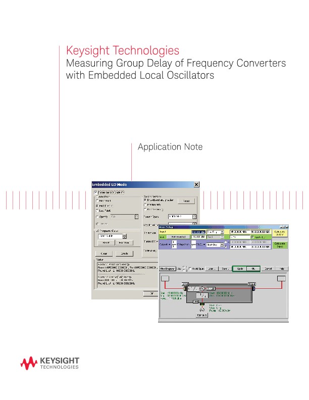 Measuring Group Delay of Frequency Converters with Embedded Local Oscillators