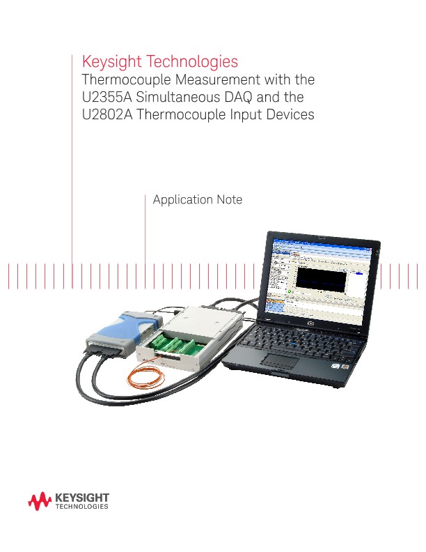 Thermocouple Measurement with U2355A Simultaneous DAQ
