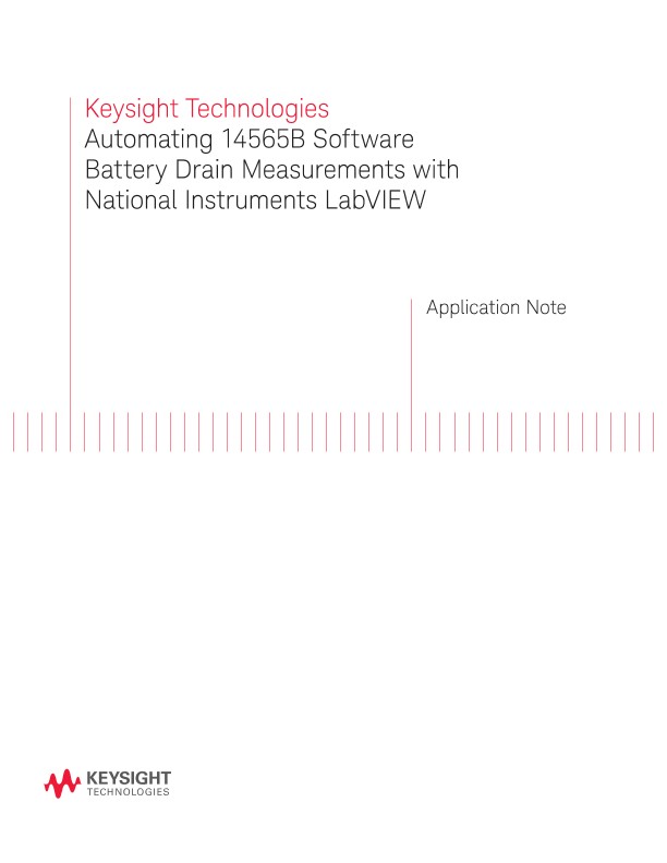 Battery Drain Measurements with LabVIEW