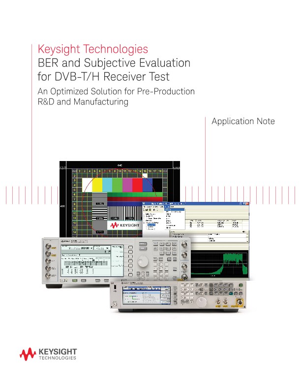 BER and Subjective Evaluation for DVB-T/H Receiver Test 