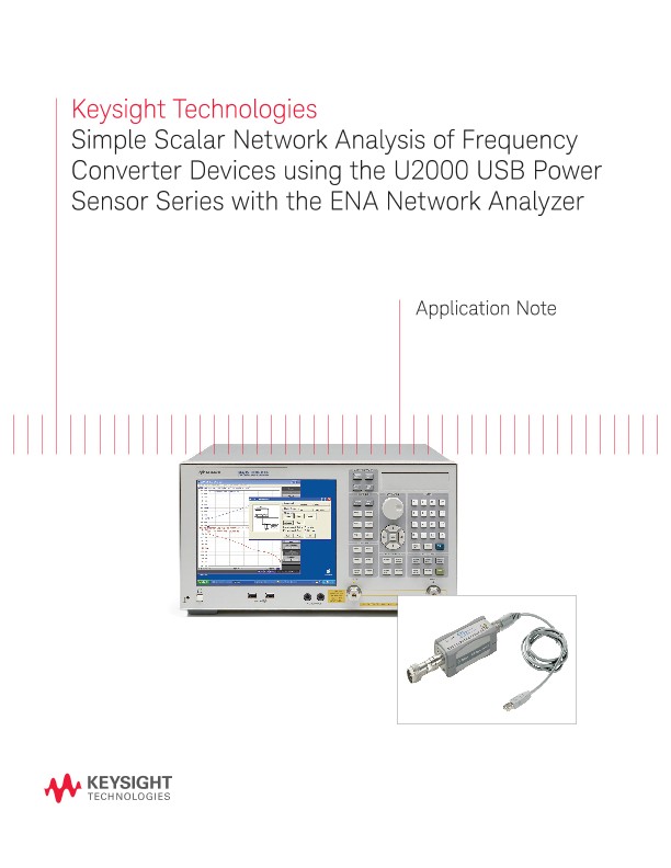 Simple Scalar Network Analysis of Frequency Converter Devices