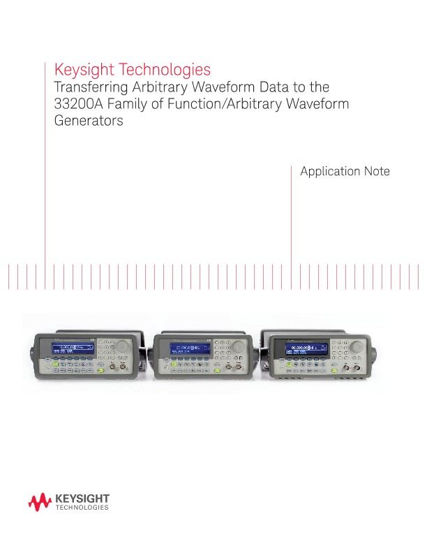 Transferring Arbitrary Waveform Data to Waveform Generators