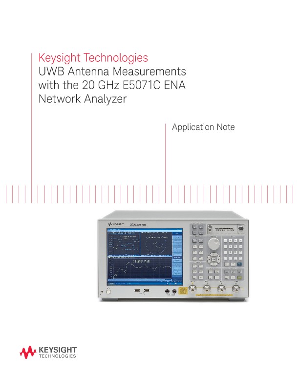 UWB Antenna Measurements with the 20 GHz ENA Network Analyzer