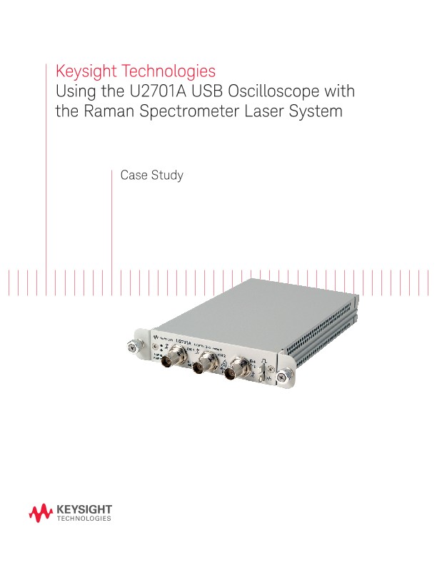 How to Use a USB Oscilloscope with the Raman Laser System