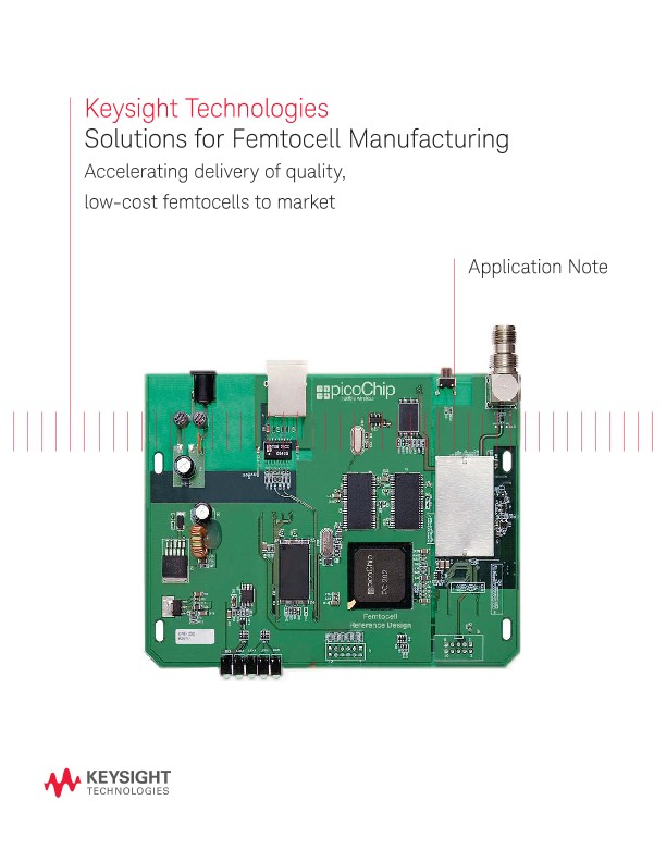 Solutions For Femtocell Manufacturing Testing 