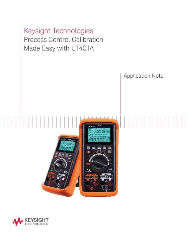 Easy Calibration Test for Process Control with U1401A
