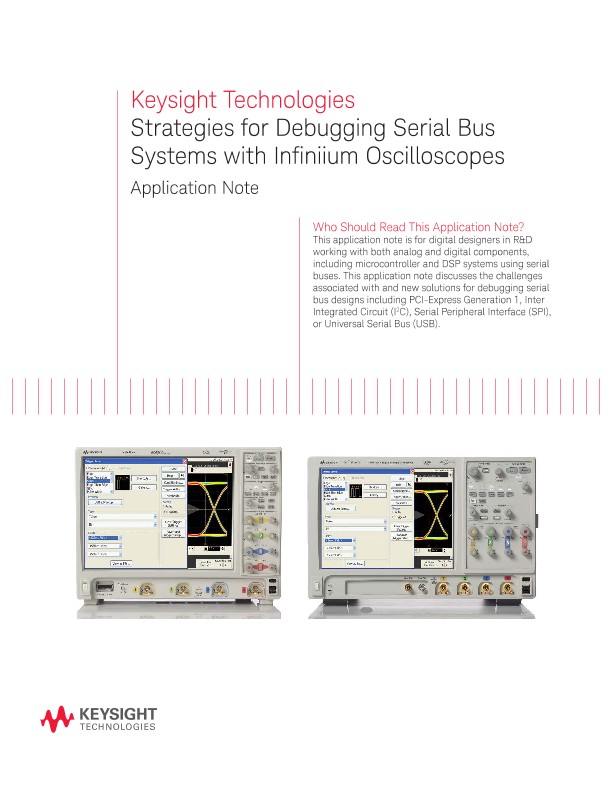 Debugging Serial Bus Systems with Infiniium Oscilloscopes