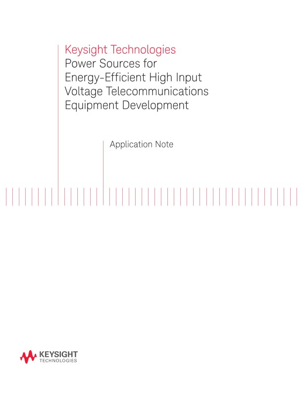Power Sources – Efficient Telecom Equipment Development