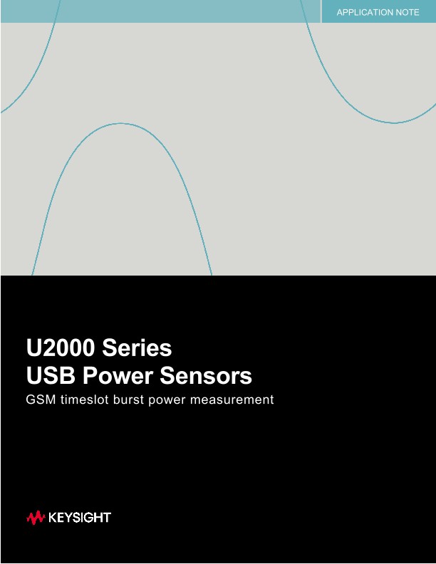 GSM Timeslot Burst Power Measurement Using USB Power Sensors