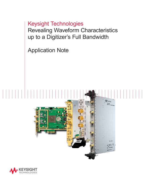 Revealing Waveform Characteristics up to a Digitizer’s Full Bandwidth