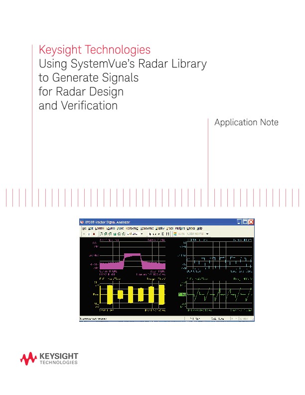Generating Radar Signals Using SystemVue’s Radar Library 