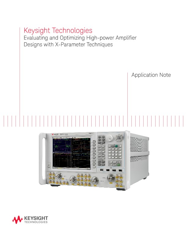 Optimizing High-Power Amplifier Designs with X-Parameter