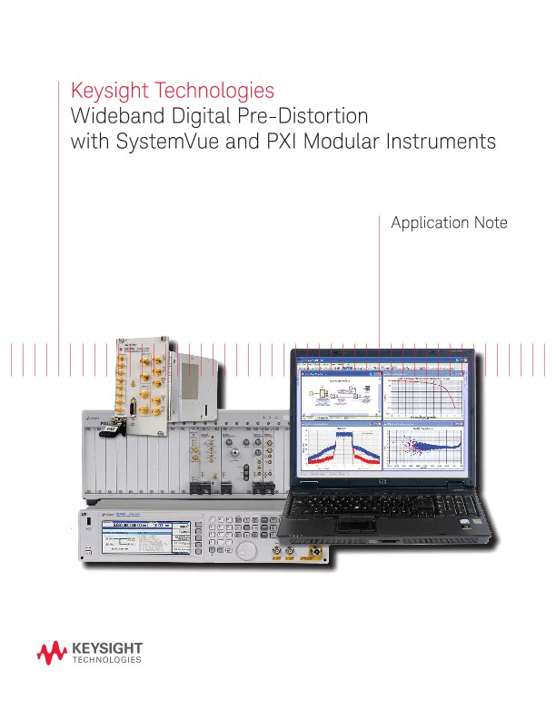Wideband Digital Predistortion with SystemVue and PXI Modular Instruments