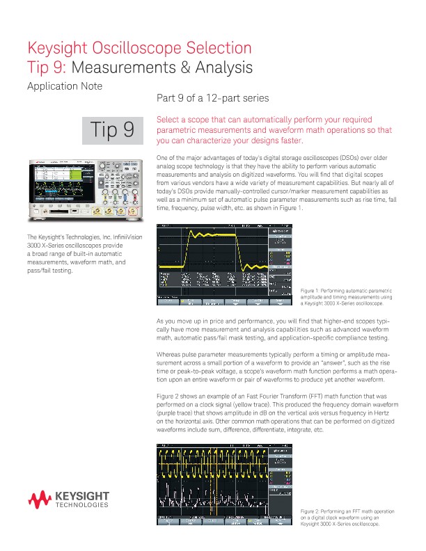 Tips on How to Select Oscilloscope