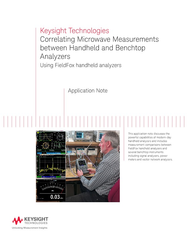 Correlating Microwave Measurements between Benchtop and Handheld Analyzers