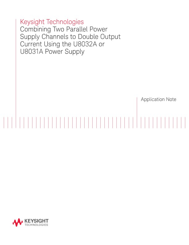 Connecting 2 Parallel Power Supply Channels to Double Output Current