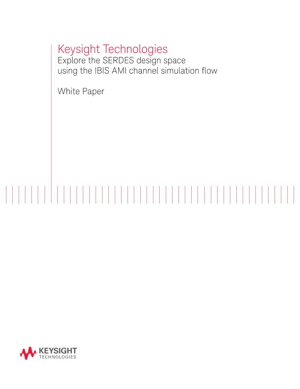 Explore the SERDES design space using the IBIS AMI channel simulation flow