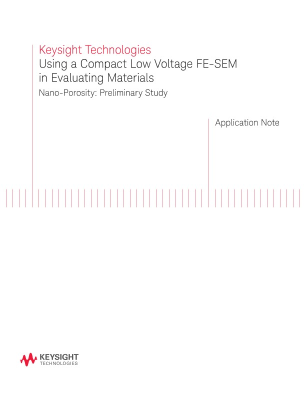 Evaluating Materials Using a Compact Low Voltage FE-SEM