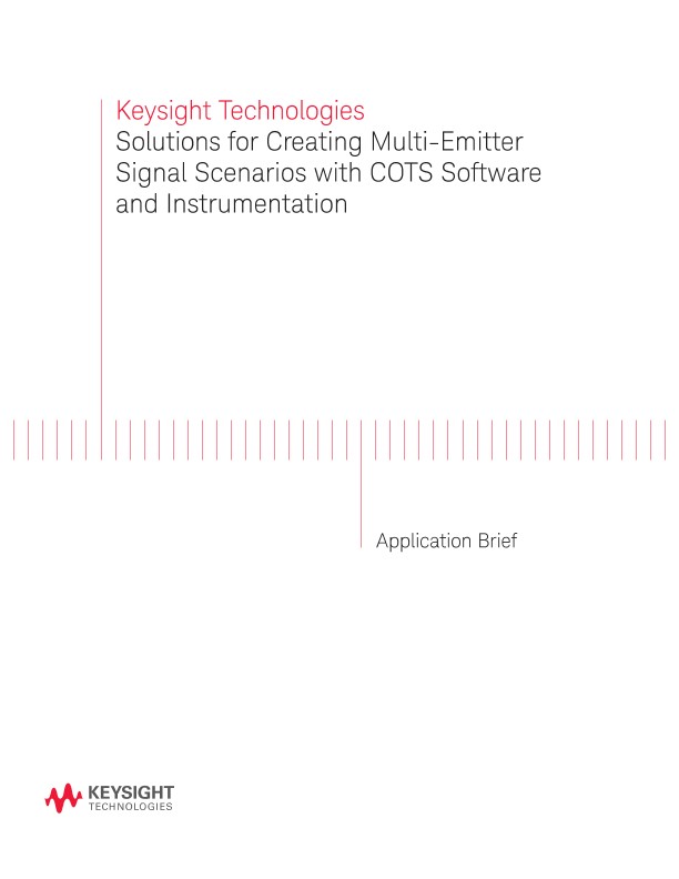 Solutions for Creating Multi-Emitter Signal Scenarios with COTS
