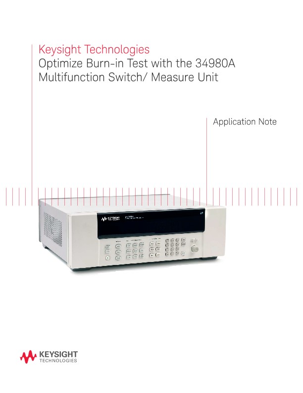 Burn-In Test with the 34980A Multifunction Switch / Measure Unit PDF ...