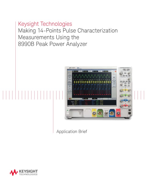Making Pulse Measurements Using a Peak Power Analyzer