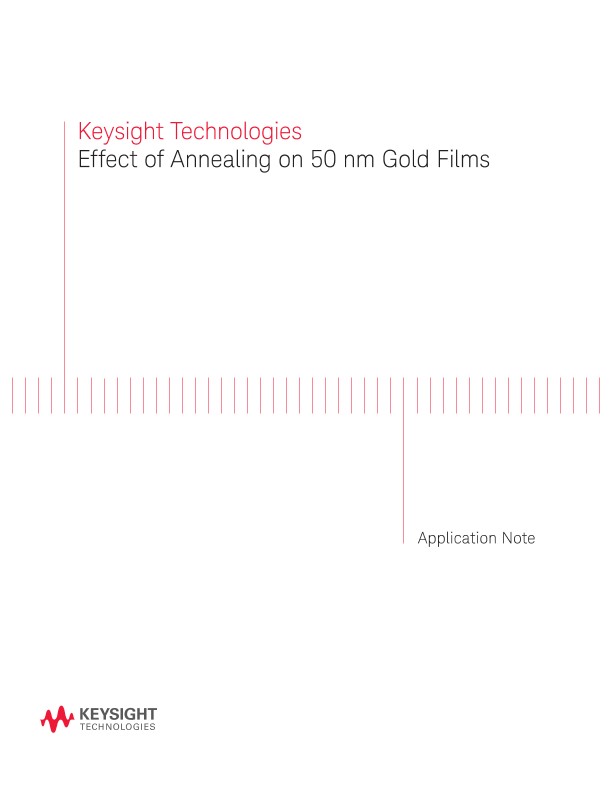 Annealing Effect on 50 nm Gold Films