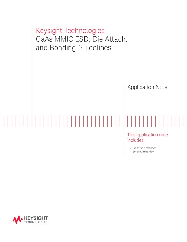 GaAs MMIC ESD, Bonding and Die Attach Methods