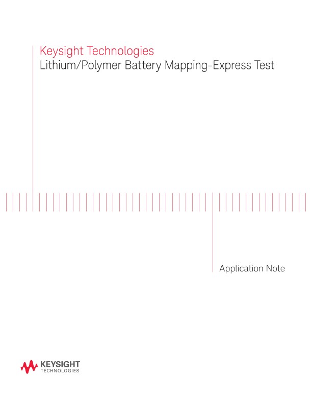 Lithium / Polymer Battery Mapping with Express Test Nanoindentation Testing