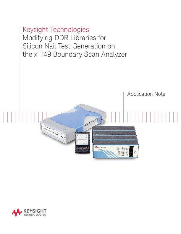 Modifying DDR Libraries for Silicon Nail Test Generation 