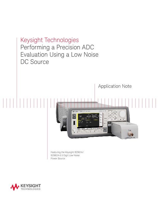 Precision ADC Evaluation Using a Low Noise DC Source