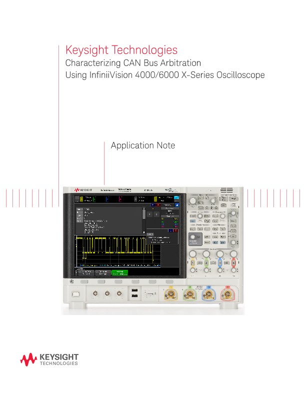 Characterizing CAN Bus Arbitration Using Oscilloscopes