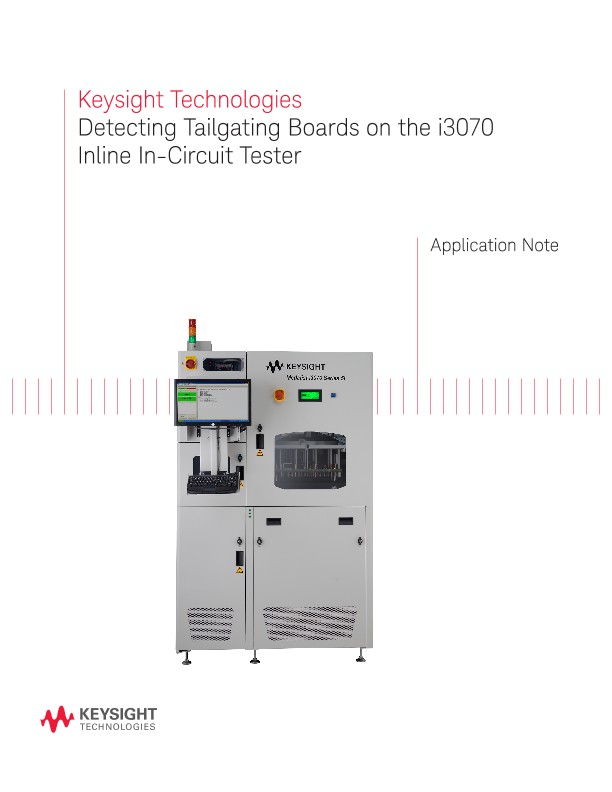 Tailgate Sensor Detection on i3070 Inline ICT Testers