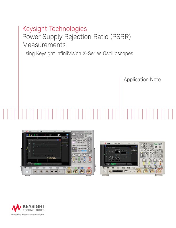 Power Supply Rejection Ratio (PSRR) Measurements