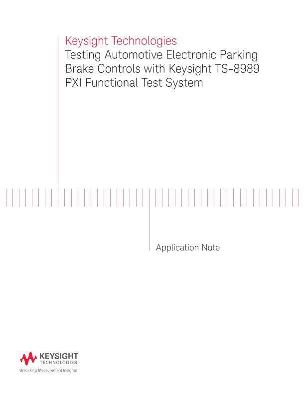 Testing Automotive Electronic Parking Brake (EPB) Controls