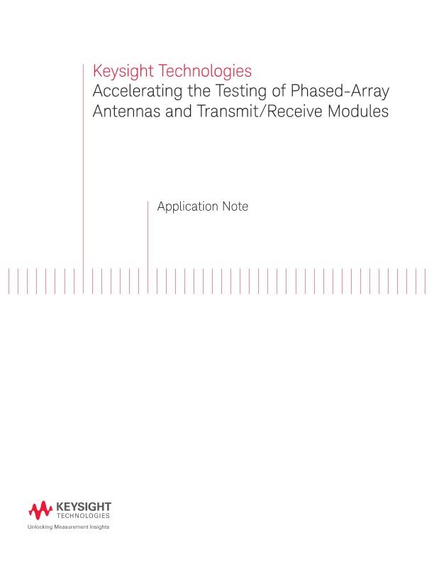 Keysight Technologies Launches Phased Array Calibration Solution