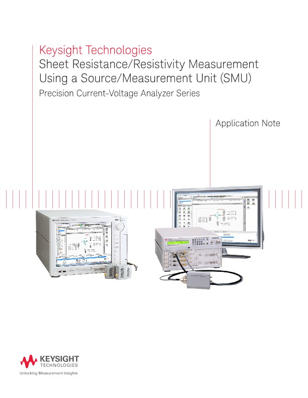 Sheet Resistivity and Sheet Resistance Measurement Using an SMU