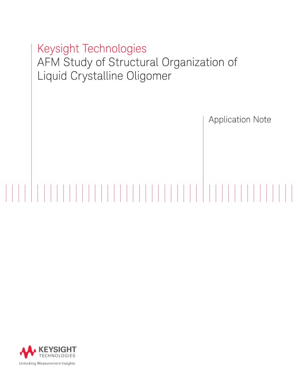 AFM study of Structural Organization of Liquid Crystalline