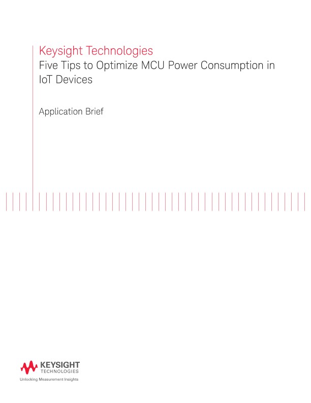 How to Select MCU for IoT Power Consumption Optimization