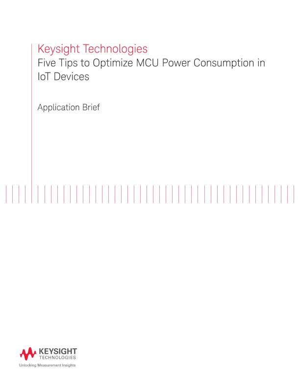 How to Select MCU for IoT Power Consumption Optimization