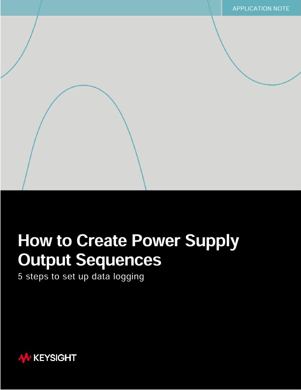 How to Create Power Supply Output Sequences