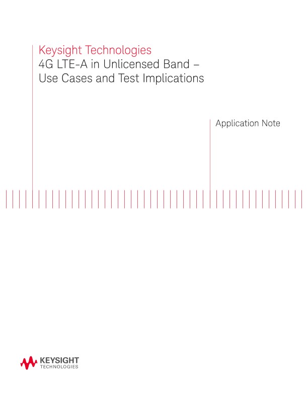 4G LTE-A in U Band (Unlicensed Band)