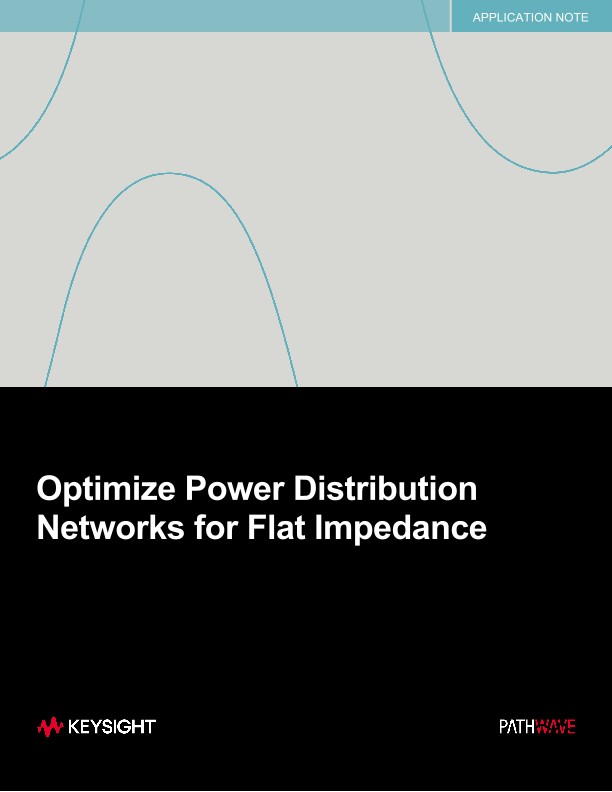 Optimize Power Distribution Networks for Flat Impedance