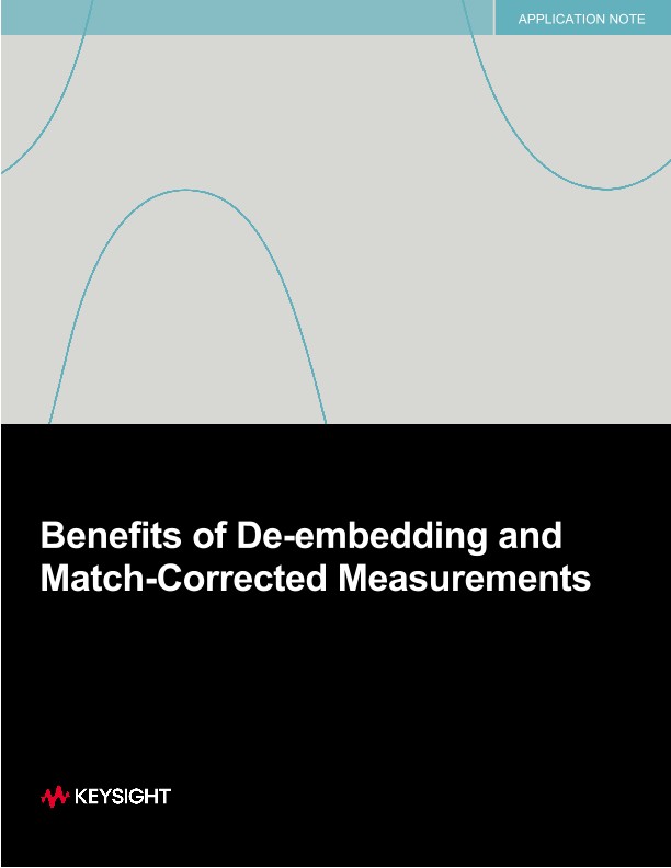 Benefits of De-Embedding and Match-Corrected Measurements