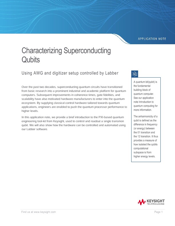 Characterizing Superconducting Qubits