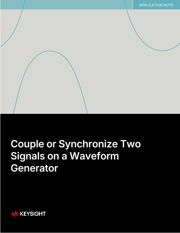 Couple or Synchronize Two Signals on a Waveform Generator