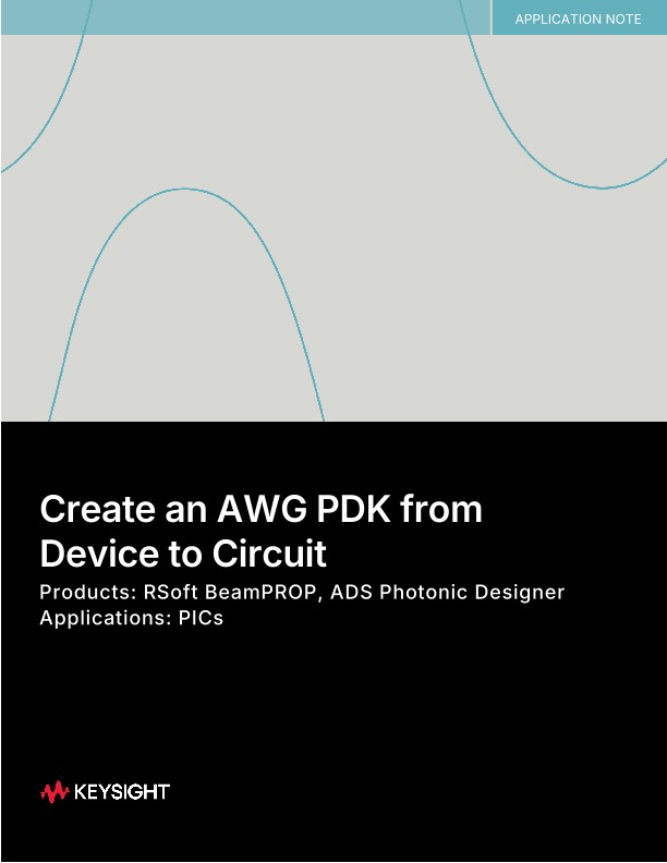 Create an AWG PDK from Device to Circuit