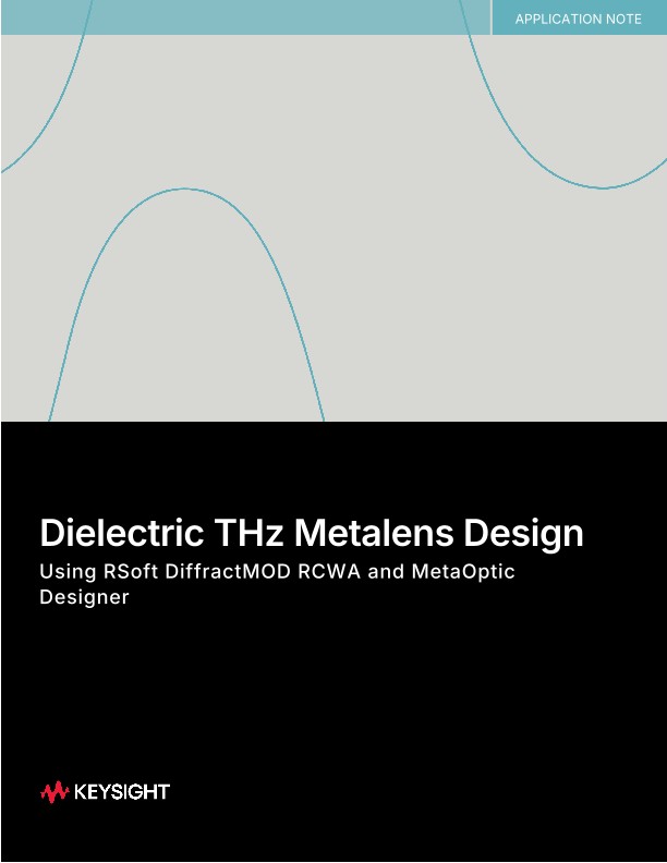 Dielectric THz Metalens Design