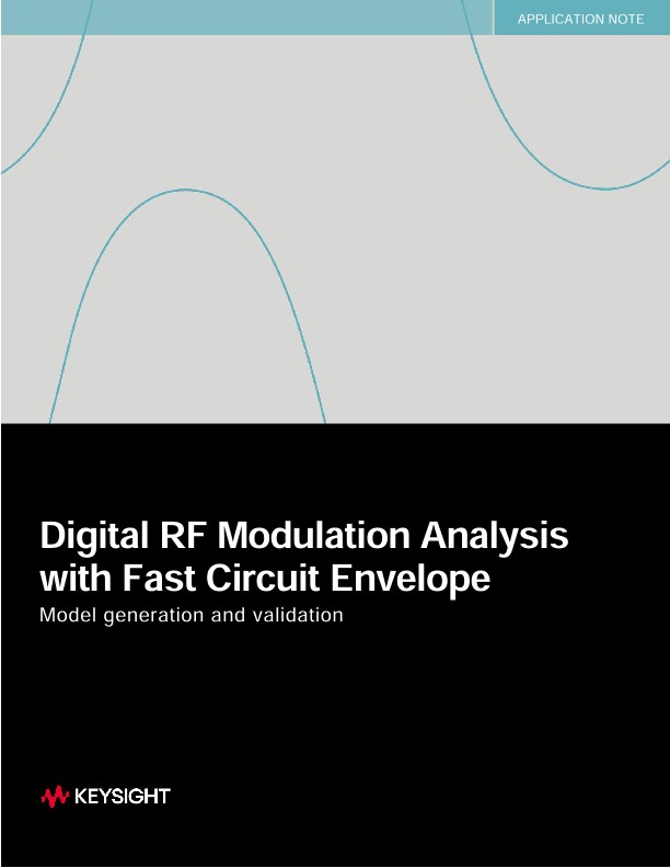 Digital RF Modulation Analysis with Fast Circuit Envelope